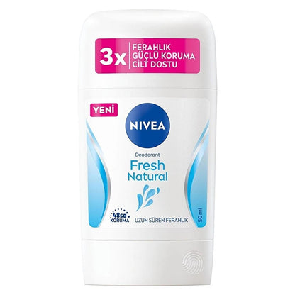 Nivea Fresh Natural Women's Deodorant Stick - 48 Hour Protection, Aluminum-Free, 1.69 fl oz by Beauty Care Bag