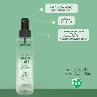 Siveno Natural Rosemary Face Toner: Alcohol-Free Pore Tightening & Oil Control - Achieve Balanced, Healthy Skin with Natural Skincare by Beauty Care Bag
