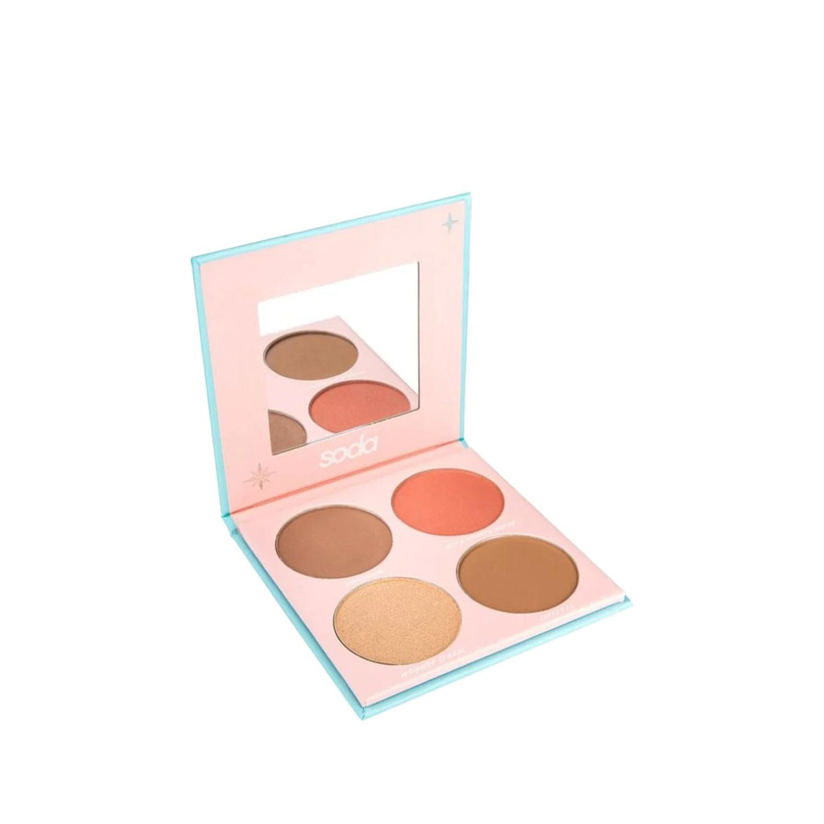 Soda Coffee Magic Makeup Palette 002 - Compact Face Makeup Cosmetics for Varied Looks by Beauty Care Bag