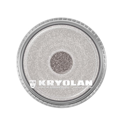 Kryolan Polyester Glimmer Fine Silver Glitter 4g by Beauty Care Bag