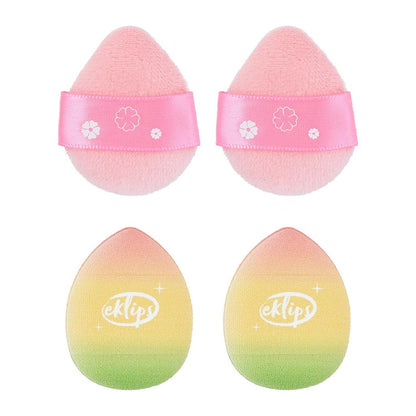 Eklips Rubycell Makeup Sponge Puff Set 4-Pack by Beauty Care Bag