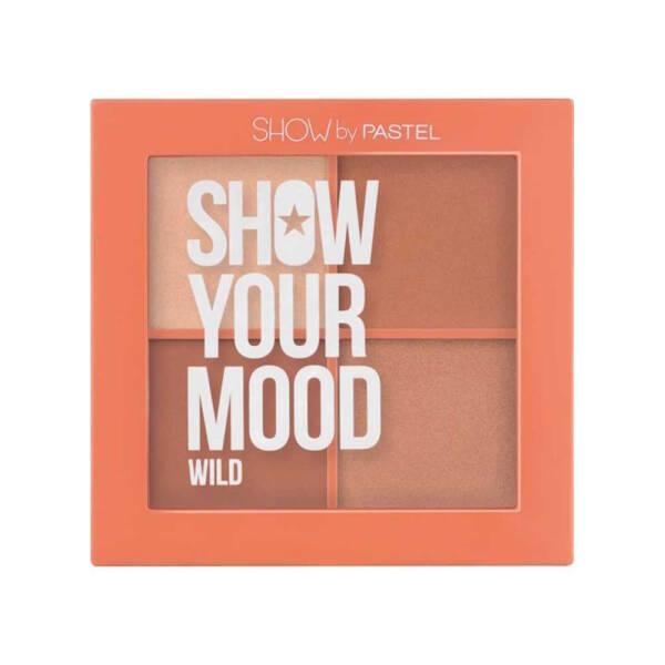 Pastel Show Your Mood Wild Blush Set: Natural, Long-Lasting Cheek Color Palette for Women - Variety & Blendable Shades by Beauty Care Bag