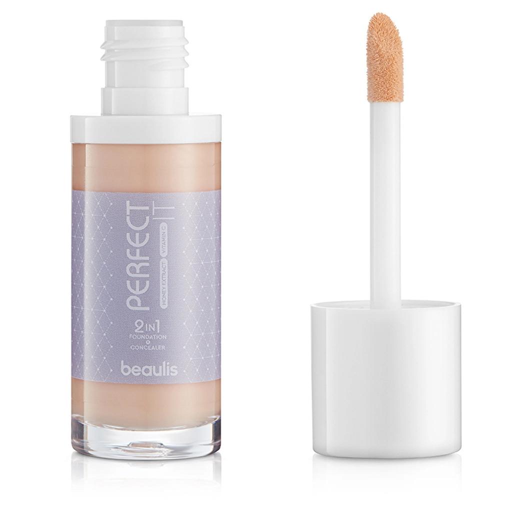 Beaulis Perfect It 2 in 1 Foundation & Concealer 132 Pale Almond by Beauty Care Bag