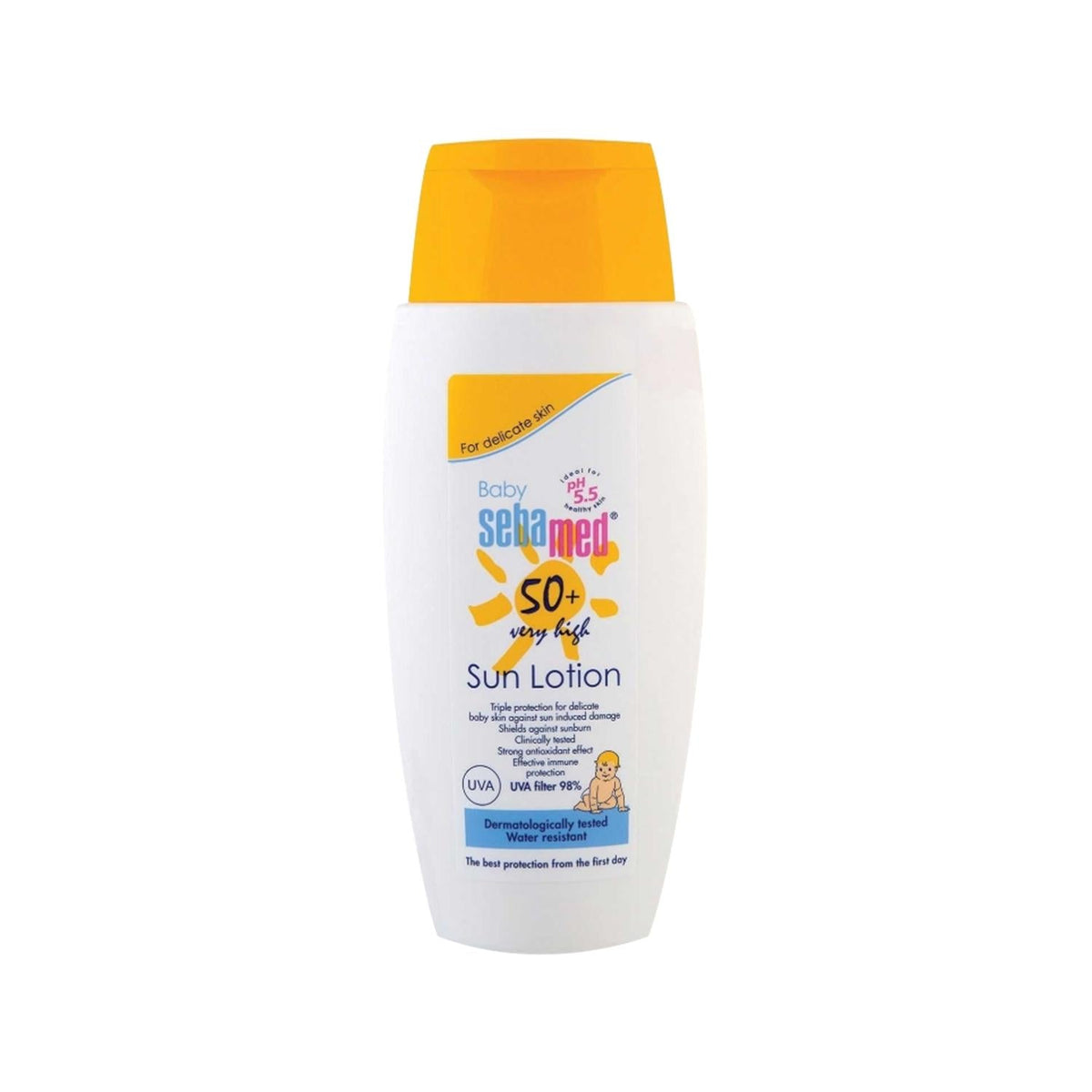 Sebamed Baby Sunscreen Lotion SPF50 - Gentle, Multi-Purpose Protection for Sensitive Infant Skin, 5.07 fl oz by Beauty Care Bag