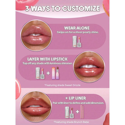 Sheglam Glass Lock Air Gloss 111 High Key 2.2g by Beauty Care Bag