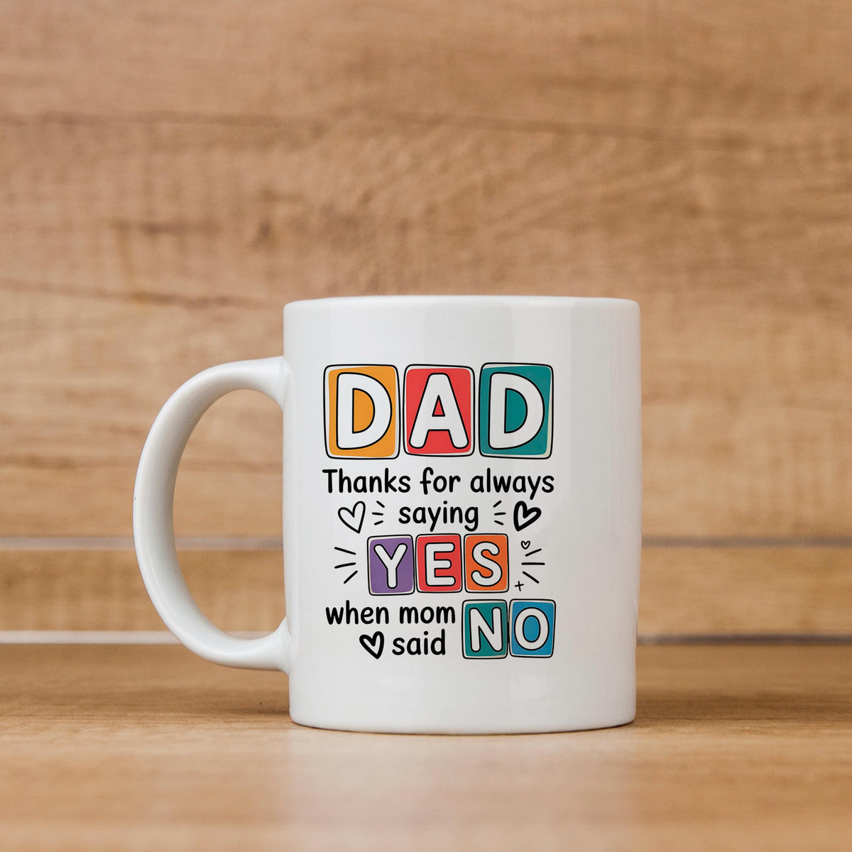 Funny Dad Coffee Mug – Ceramic, Dishwasher Safe Gift for Father's Day by Joyful Moose