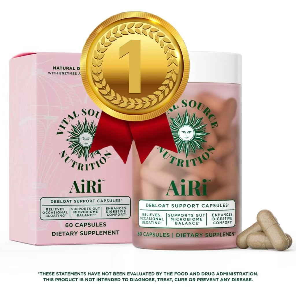 Debloat Support Capsules -AiRi- Vital Source Nutrition by KARONDA RENE LEWIS