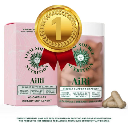 Debloat Support Capsules -AiRi- Vital Source Nutrition by KARONDA RENE LEWIS