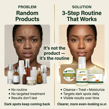 Daily Glow Routine Bundle (Cleanse + Treat + Moisturize) by AMVital