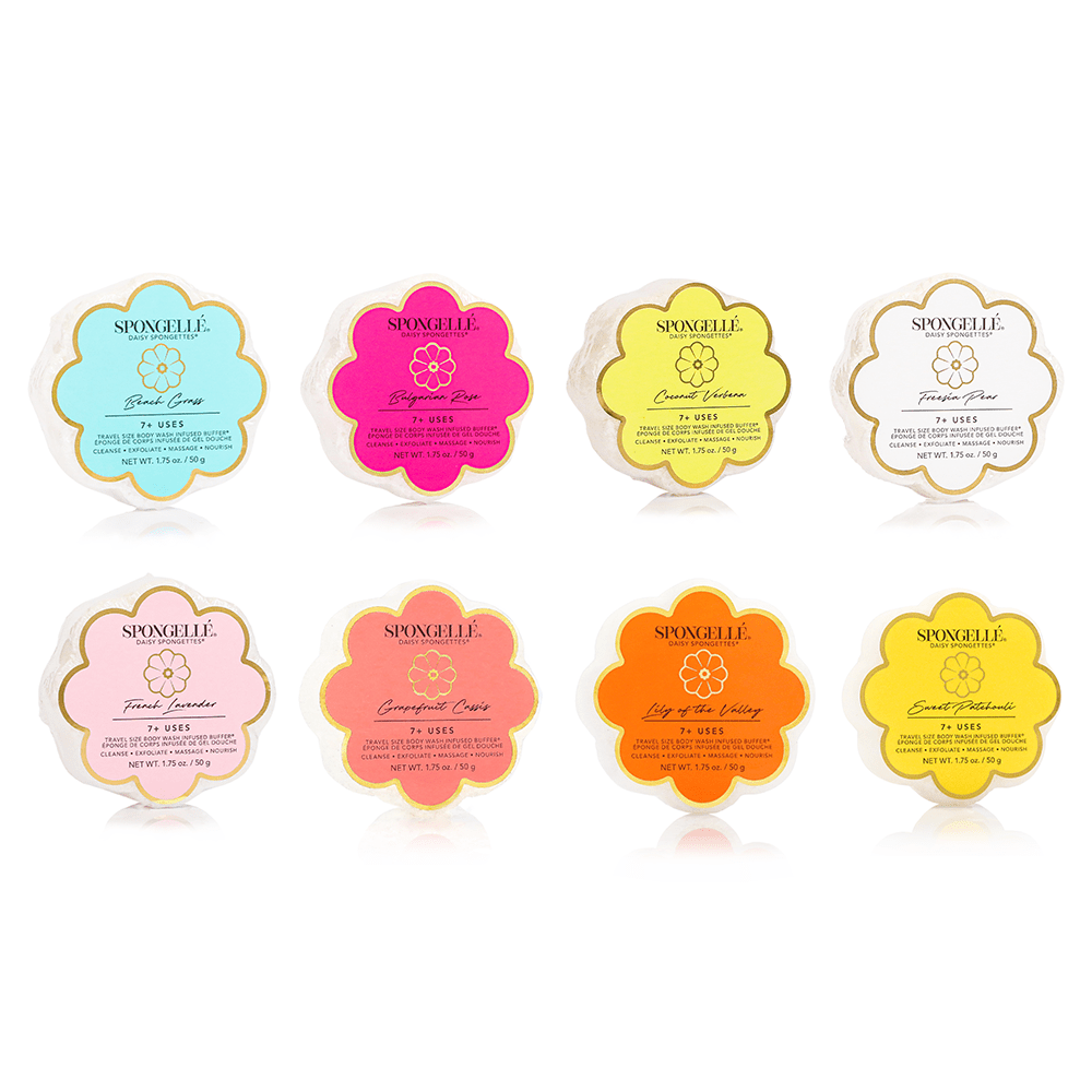 Daisy Spongette Assorted PackBody Wash Infused BufferTorqelo.com