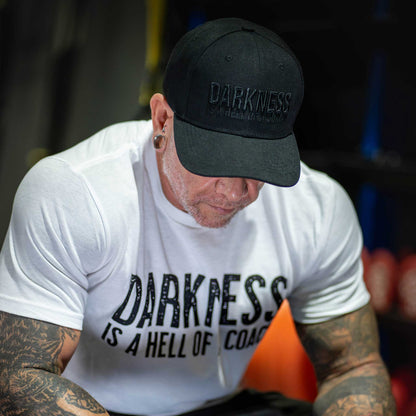 Darkness is a HELL of a Coach - Snapback Hat by Tango Charlie Apparel