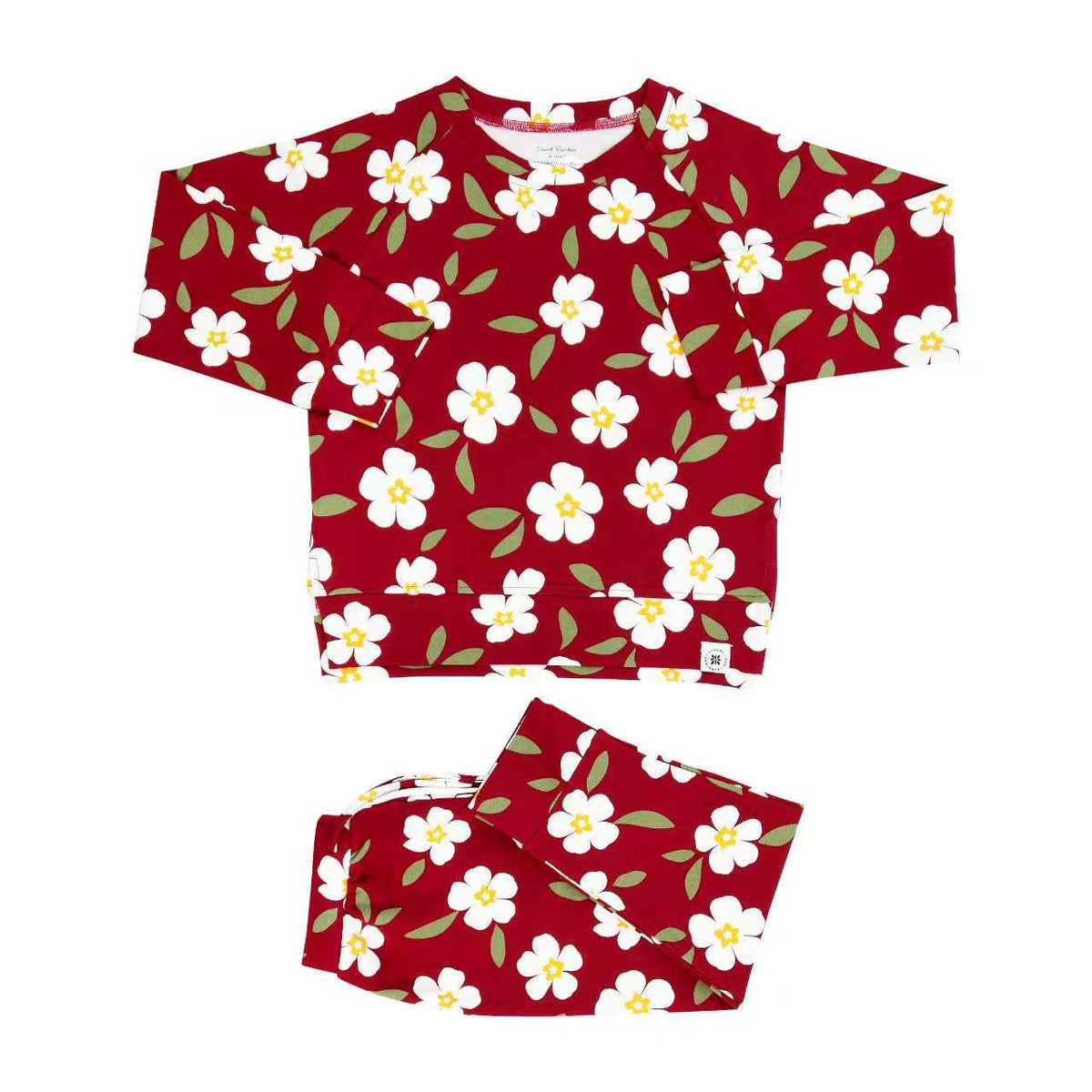 Darling Dear Crew Neck Jogger Set by Sweet Bamboo