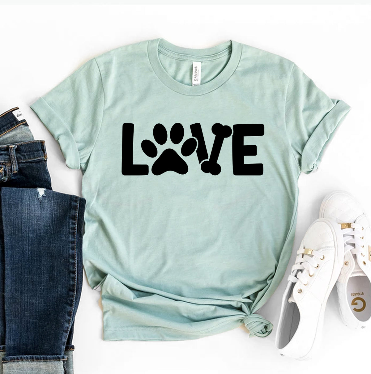 Love Dog T-shirt by Agate