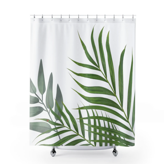 Lady Bug and Plant Shower Curtains by Yellow Pandora