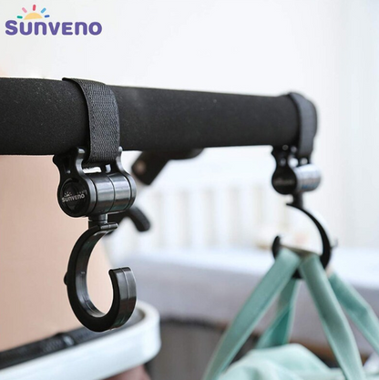Universal Stroller Hooks 2 Pack by Maroon Chronos