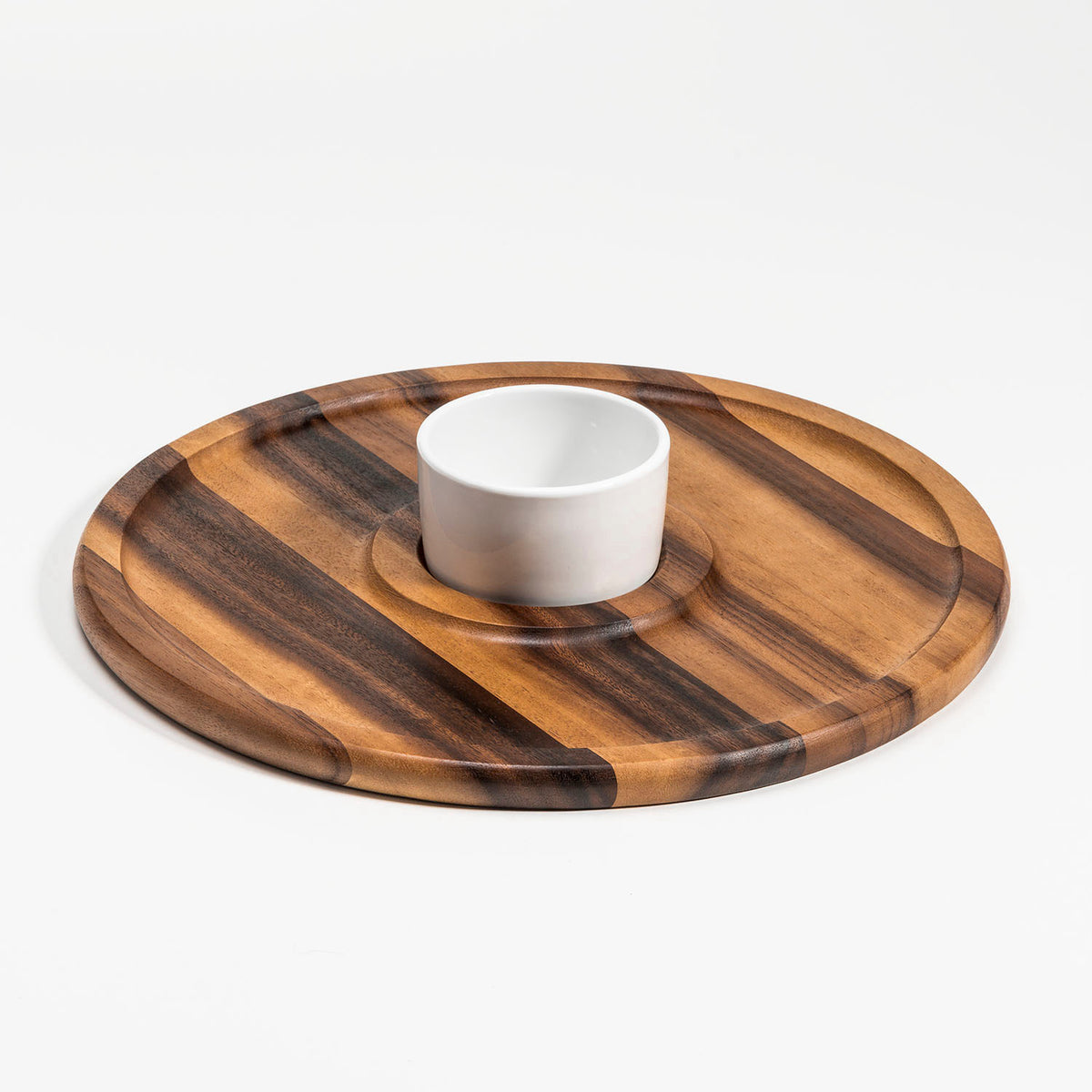 Large Chip n Dip with Ceramic Bowl by Azure Lily