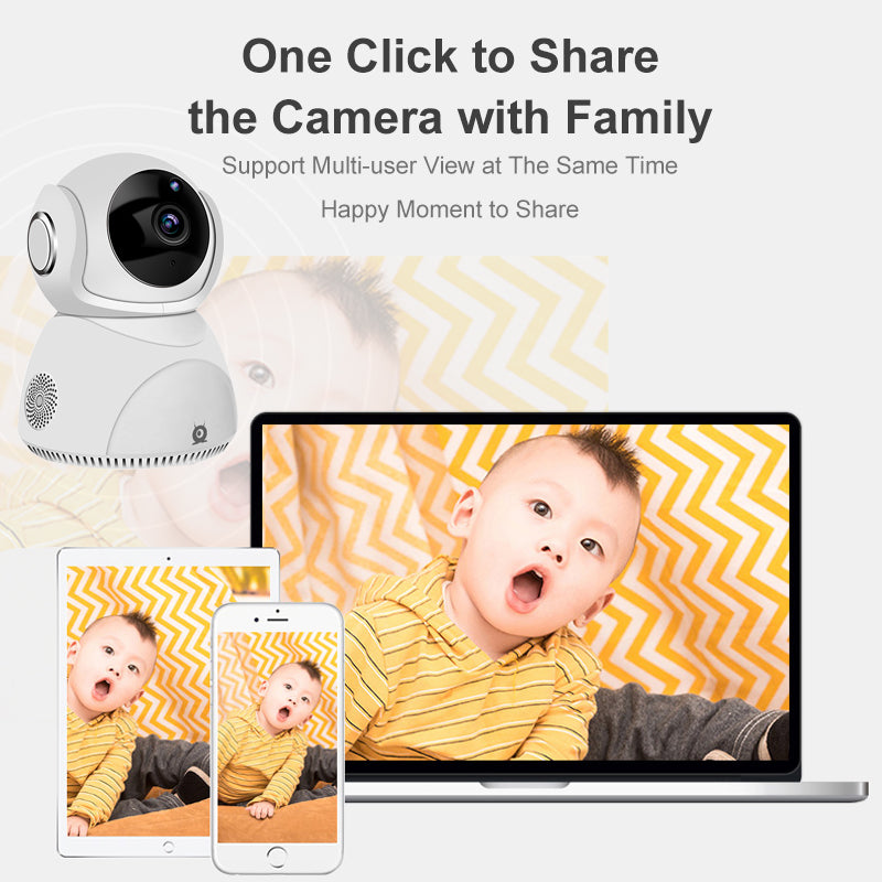 HD 1080P Camera 360° Panoramic PTZ Wireless Wifi Camera by Teal Simba