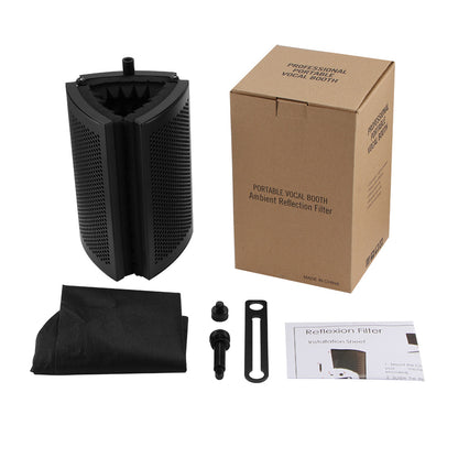 Microphone Isolation Shield Studio Mic Sound by Teal Simba