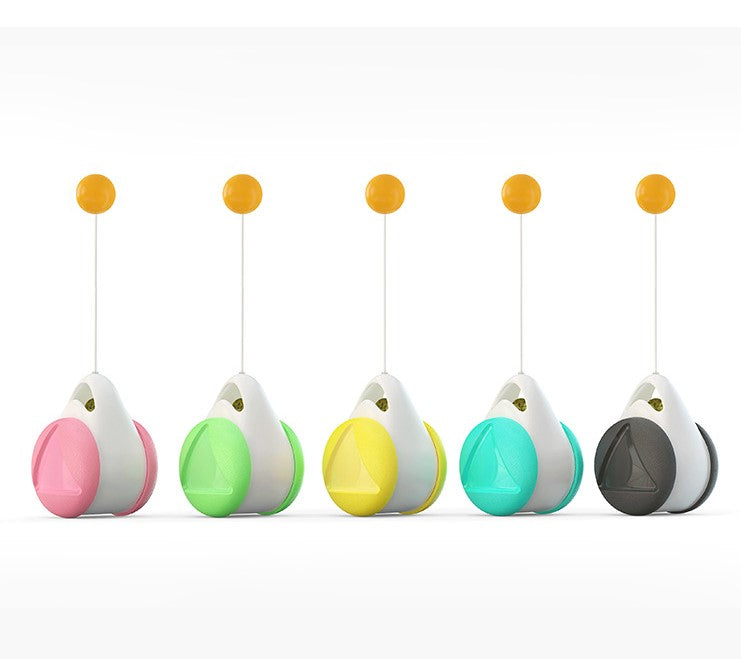 Tumbler Balanced Wheel Swinging Ball Cat Toy by Lilac Milo