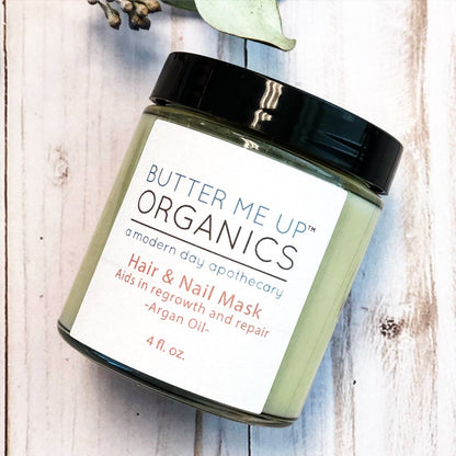 Hair & Nail Mask for long hair growth and healthy by White Smokey