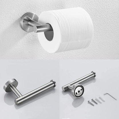 3-piece 304 stainless steel bathroom hardware set by Teal Simba, view 2