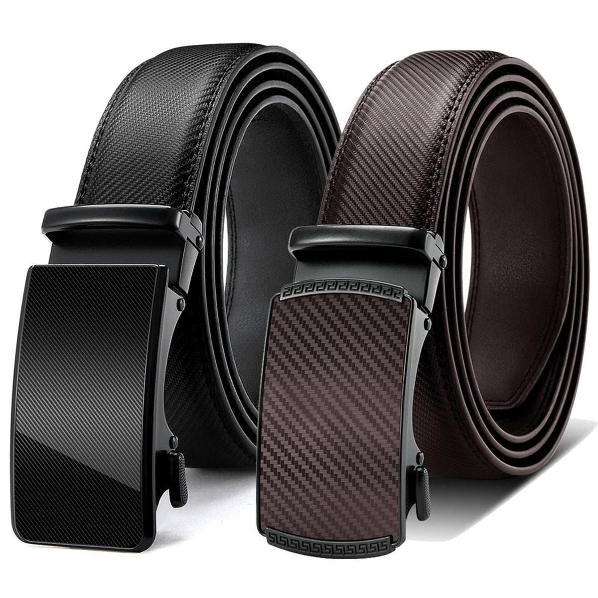 Mens Ratchet Belt with Genuine Leather, Jeans Belt for men by Peach Castor