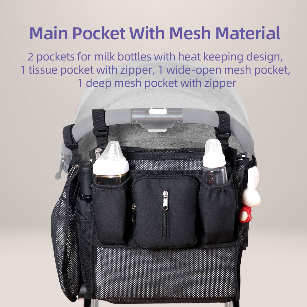 Universal Stroller Organizer by Maroon Chronos