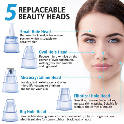 Electric Acne Remover Blackhead Remover Apparatus by Teal Simba