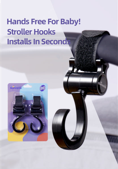 Universal Stroller Hooks 2 Pack by Maroon Chronos