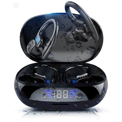 LED Display TWS Sport Bluetooth V5.0 Headset For Iphone Huawei by Teal Simba