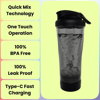 Electric Protein Shaker Bottle, Rechargeable Protein Shaker by Byzantium Phanes