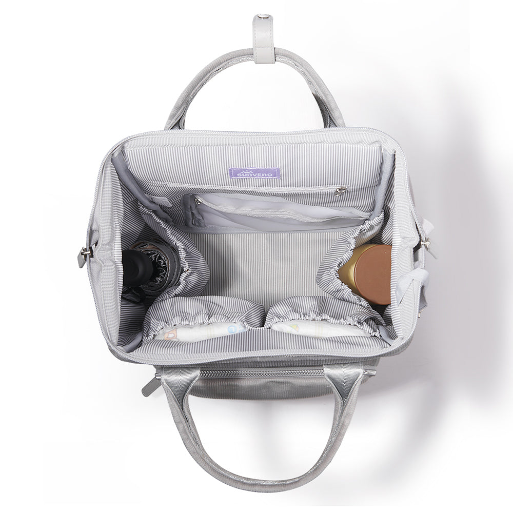 Luxurious Velvet Diaper Backpack by Maroon Chronos