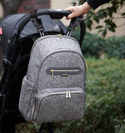 Foldable Backpack Diaper Bag by Maroon Chronos