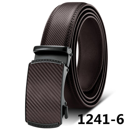 Mens Ratchet Belt with Genuine Leather, Jeans Belt for men by Peach Castor