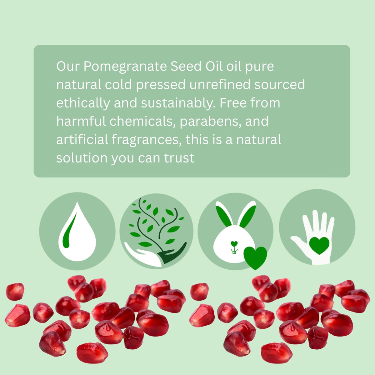 Pomegranate Oil (organic, cold pressed, unrefined) by Yellow Poppy