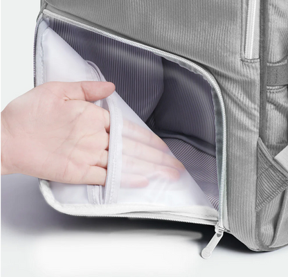 Luxurious Velvet Diaper Backpack by Maroon Chronos