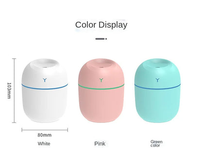 Portable Ultrasonic Humidifier USB Aroma Essential Oil Diffuser LED by Sky Pandion