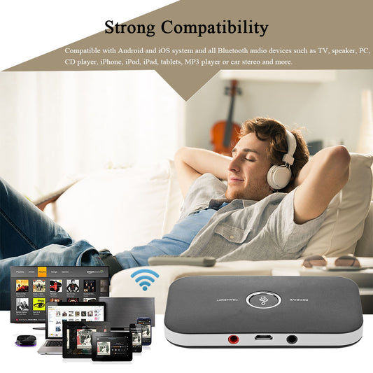 2-in-1 Bluetooth 4.1 audio transmitter and receiver by Teal Simba, view 2