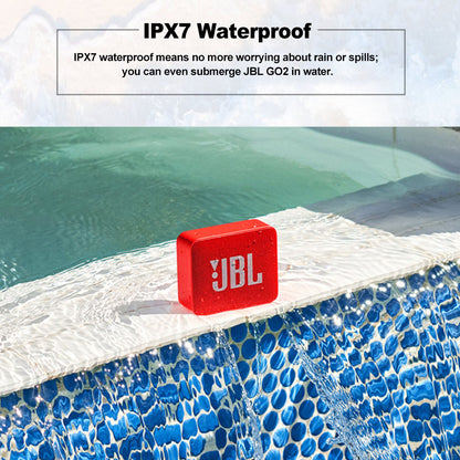 JBL GO 2 Wireless Bluetooth Speaker IPX7 Waterproof With Mic by Teal Simba