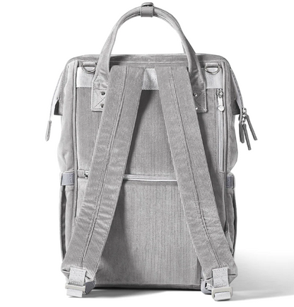 Luxurious Velvet Diaper Backpack by Maroon Chronos