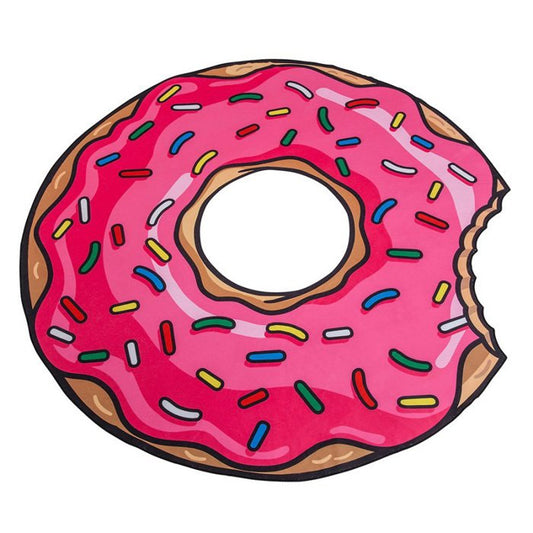 Donuts Beach Towel by Fuchsia Molly
