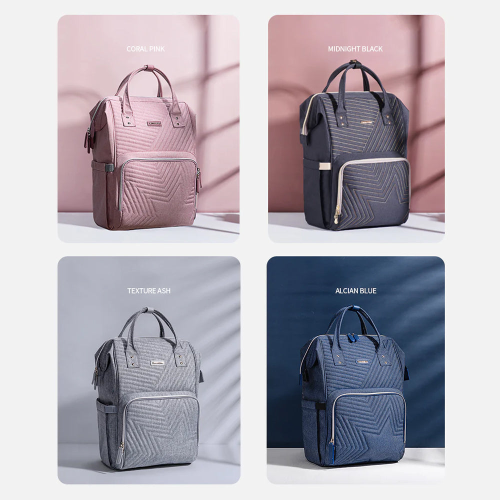 Quilted Diaper Baby Backpack by Maroon Chronos