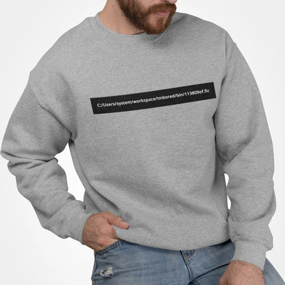 Mens Coding Logo Sweatshirt by Yellow Pandora