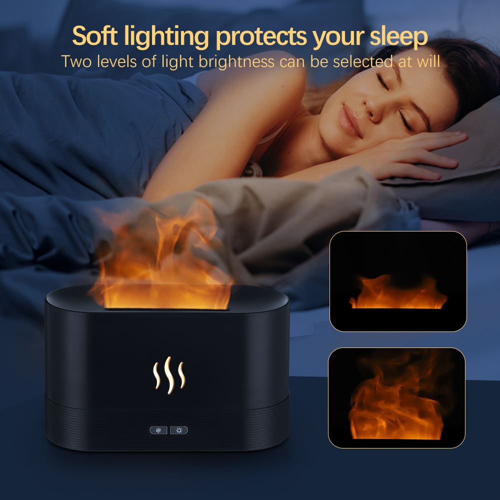 Aroma Diffuser Air Humidifier Flame Lamp Difusor by Lilac Milo