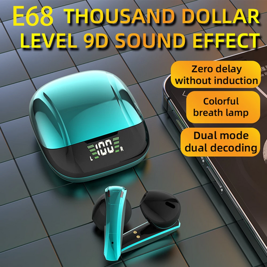 Wireless TWS Gaming Bluetooth 5.0 Earphones With Microphone by Lilac Milo