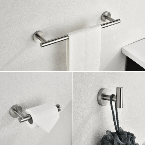 3-piece 304 stainless steel bathroom hardware set by Teal Simba, view 6