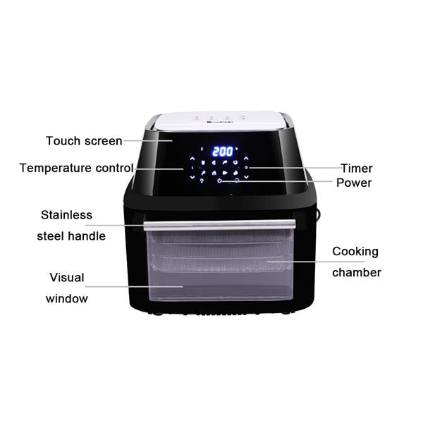 ZOKOP KAFO-1800A-D2 220V 16 L Air Fryer 1800W by Teal Simba