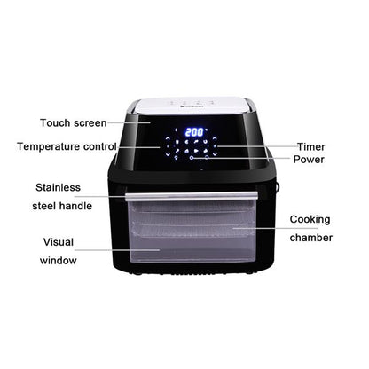 ZOKOP KAFO-1800A-D2 220V 16 L Air Fryer 1800W by Teal Simba