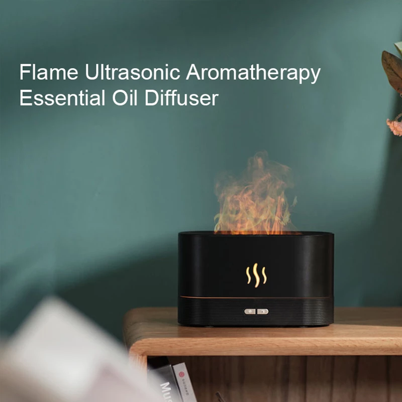 Aroma Diffuser Air Humidifier Flame Lamp Difusor by Lilac Milo