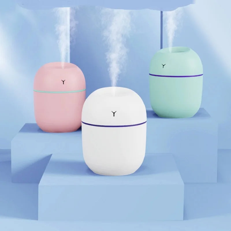 Portable Ultrasonic Humidifier USB Aroma Essential Oil Diffuser LED by Sky Pandion